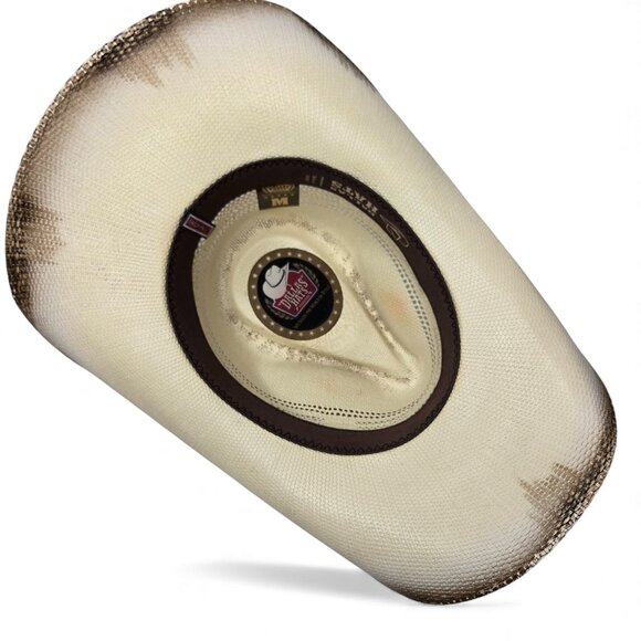 Dallas Hats Ghost Rider Cowboy Hat Men Barbed Wire Longhorn Straw Western M - Picture 6 of 8